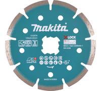 Disque à tronçonner diamanté Makita 125 mm 1 pc. - Béton/Granite/Marbre - 2,5 mm - X-LOCK - 125 mm
