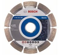 Bosch Accessories 1x Disque à Tronçonner Diamanté Standard for Stone (pour Pierre Dure et Tendre, Tuiles, Ø 125 x 22.23 x 1.6 x 10 mm, Accessoires pour Petites Meuleuses Angulaires)