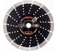 Disque à tronçonner diamanté RHODIUS - Diamètre 125 mm Ø de perçage 22.23 mm - Pierre naturelle LD410 SPEED - 303713 G