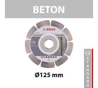 Disque à tronçonner diamanté Standard for Concrete Ø125 BOSCH
