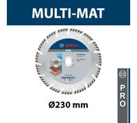 Bosch Disque à tronçonner diamanté D Pro Universel ECO MATX 230 x 22,23 mm – 2608615065