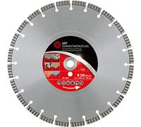 Disque à tronçonner diamanté TLG Premium Ø 350/20,0 mm d’alésage pour béton armé, pierre naturelle et artificielle, céramique, matériaux de construction avec segment turbo de 10 mm