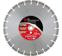 Disque à tronçonner diamanté TLG Premium - Soudé au laser - Diamètre : 350 mm - Alésage : 22,2 mm