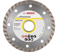 Disque à tronçonner diamanté Turbo Eco For Universal, 115 mm
