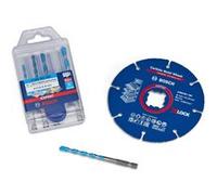 Disque à tronçonner Expert et coffret de 5 forets Expert Hex-9 - BOSCH - 061599765R G