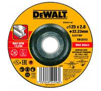 Disque à tronçonner le métal convexe DeWALT 125 x 22,2 x 3,0 mm DT43911
