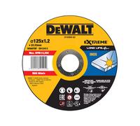 Disque à tronçonner l'inox 125x22,2mm, moyeu plat DEWALT
