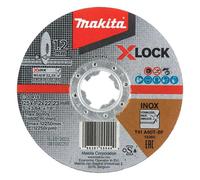 Makita Disque à tronçonner E-00418 – Ø125 mm X-LOCK Métal/Inox