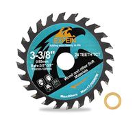 Disque à tronçonner pour bois EXFEIN 85mm - Lame de scie circulaire compacte à dents en carbure 24T TCT, à usage général pour le cuttting dans le bois, le plastique et les matériaux composites