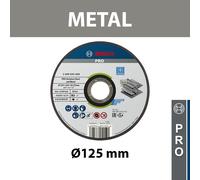 Bosch Disque à tronçonner 2608603488 à moyeu plat Best for Inox Rapido A 60 W 125 mm 0,8 mm Gris