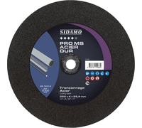 Disque à tronçonner PRO MS ACIER DUR pour tronçonnage sec des métaux, aciers haute dureté et fonte dure SIDAMO - 10111068