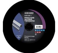 Disque à tronçonner PRO MS ACIER TENDRE pour métaux ferreux et aciers haute dureté SIDAMO - 10111065