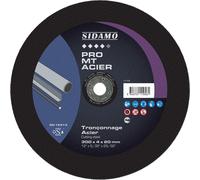 Disque à tronçonner PRO MT ACIER pour métaux ferreux et aciers haute dureté - Tronçonnage à sec SIDAMO - 10111056