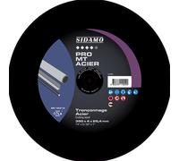 Disque à tronçonner PRO MT ACIER pour métaux ferreux et aciers haute dureté, tronçonnage à sec SIDAMO - 10111059
