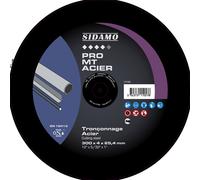 Disque à tronçonner PRO MT ACIER pour métaux ferreux et aciers haute dureté, tronçonnage à sec SIDAMO - 10111057