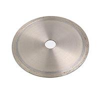 Disque à tronçonner sans dent, lame de scie circulaire diamantée, meuleuse d'angle, accessoire pour scier des pierres précieuses, agate, cristal (150 x 20 x 0,5 mm)