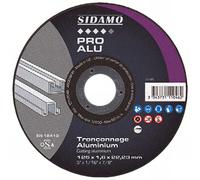 Disque à tronçonner Sidamo PRO ALU D. 125 x 1 x Al. 22,23 mm - Aluminium