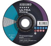 Disque à tronçonner ULTRA INOX, D.125 x 0.8 x 22,23 - SIDAMO - 10111035