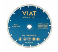Disque à tronçonner Viat 0711230 Maçonnerie/construction à sec Ø 230 x 3 x 22,2 mm
