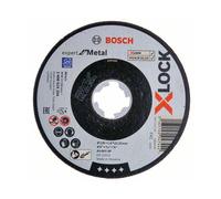 Disque à tronconner Xlock Metal 125x1.6 plat Bosch