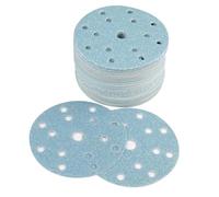 Disque abrasif 150mm, Disques de Ponçage auto-agrippants de 6 Pouces à 15 trous, 100 Disques de Ponçage Ronds, 180 Grains, Tampons de Ponçage Assortis Pour Ponceuse Orbitale Aléatoire