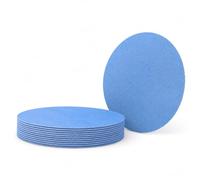 Disque Abrasif 180 mm Lot de 10 Disques Céramique Auto-Agrippants, Papier Abrasif en Maille Bleue Grain 120, Sans Poussière Pour le Ponçage et le Polissage du Bois, Des Murs et Des Sols