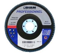 Disque abrasif à lamelles diam.125/22.23 GR 40 métal - DIAM INDUSTRIES - DAL125-40