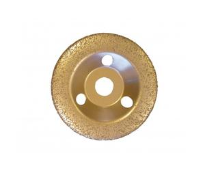 Disque abrasif au carbure de tungstène doré bombé EDMA Ø 125 mm - 92