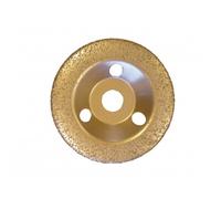 EDMA Disque abrasif 125 mm Abradisc O125 bombé – Grain fin 36