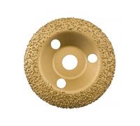 Disque abrasif bombé - Abradisc - Ø 125 mm - Carbure de tungstène - Grain moyen - Jaune