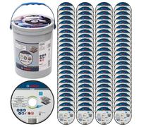 Bosch Disques à tronçonner PRO Inox & métal 125 x 1,6 x 22,23 mm - Lot de 100 (2608626114)