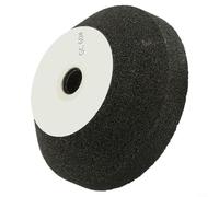 Disque abrasif en carbure de silicium 80 x 30 mm avec filetage M10 pour le polissage, le marbre, le granit, haute dureté et résistance à l'usure, pour atelier et utilisation industrielle (grain 60)