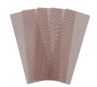 Disque abrasif en maille 198 x 70 mm avec dos auto-agrippant anti-poussière et anti-blocage pour applications automobiles en bois et métal (400#)