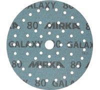 Mirka Galaxy Papier abrasif époxy 150mm autoagrippant grain 80 pour poncer l'époxy, le bois, l'époxy, le rivertable / 50 pcs disques abrasifs