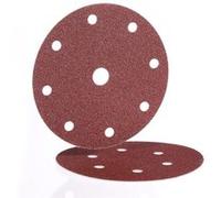 Disque abrasif HERMES papier épais auto-agrippant - Corindon - 8 trous +1-125-120