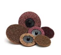 Disque abrasif non tissé 3M Scotch-Brite Roloc SC-DR, 50 mm, Grain A Moyen, Rouge