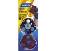 Disque abrasif - NORTON - AVOS - Ø 115 mm - Grain 120 - Lot de 3 disques