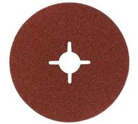 Disque abrasif sur fibres Ø 125 mm G36, BM, non perforé