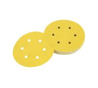 Disque abrasif velcro ponceuses excentriques grain 80 - 6 perforations ø 150 mm - DT3123-QZ - DEWALT