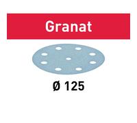 Disque abrasifs Granat D125 mm pour enduits, apprêts, laques FESTOOL