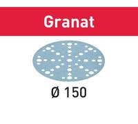 Abrasif Granat Ø150mm P60 STF FESTOOL 575161 pour ponceuse - Boite de 50