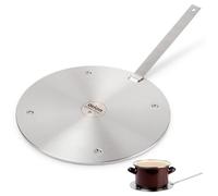 Disque adaptateur à induction - ORION - 24 cm - Acier inoxydable - Insert en aluminium - Poignée amovible