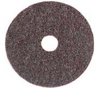 Disque auto-agrippant Ø 125 mm en non-tissé avec centrage, SC-DH, Degré de finesse : moyen, Couleur rouge