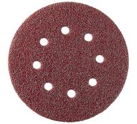 Disque auto-agrippant D125 mm papier corindon pour décapage et ponçage à sec de métaux et bois durs SIDAMO - 10940026