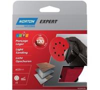 Disque auto-agrippant grain 120 D: 125 mm - lot de 5