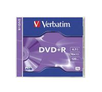 Disque azoïque Verbatim Datalifeplus avec boîtier 4,7 Go Durée de vie d'archivag