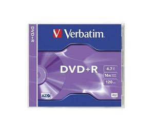 Disque azoïque Verbatim Datalifeplus avec boîtier 4,7 Go Durée de vie d'archivag