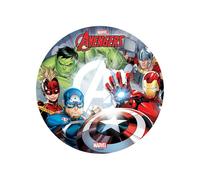 Disque azyme Avengers 20 cm - Décor comestible officiel pour gâteau