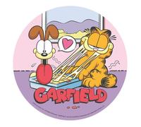 DISQUE AZYME COMESTIBLE 20 CM GARFIELD LE CHAT - DECOR GATEAU ANNIVERSAIRE ENFANTS