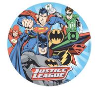 disque azyme justice league déco gâteau 20cm - dekora 160137 Multicolore G